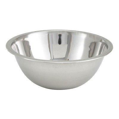 Winco Mixing Bowl, Economy, Stainless Steel, 8 Quart : Target