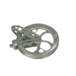 Ben-Mor Rust-Proof Zinc Clothesline Pulley Wheel Permanently Lubricated 8" - 1 of 3