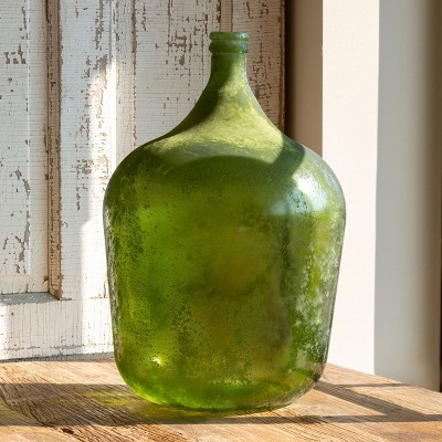 Park Hill Collection Cellar Bottle Antique Green Large