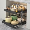 COZONY 2-Tier Pull Out Cabinet Organizer with Adjustable Shelves, Smooth Glide Storage Solution for Kitchen Bathroom Laundry Office - 2 of 4