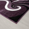 Luxe Weavers Contemporary Abstract Geometric Swirl Indoor Area Rug - 4 of 4