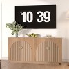 Modern Sideboard Buffet Cabinet Large Storage Cabinet with Gold Handle Storage and Doors, Console Table Buffet Table for Dining Room Living Room - 3 of 4