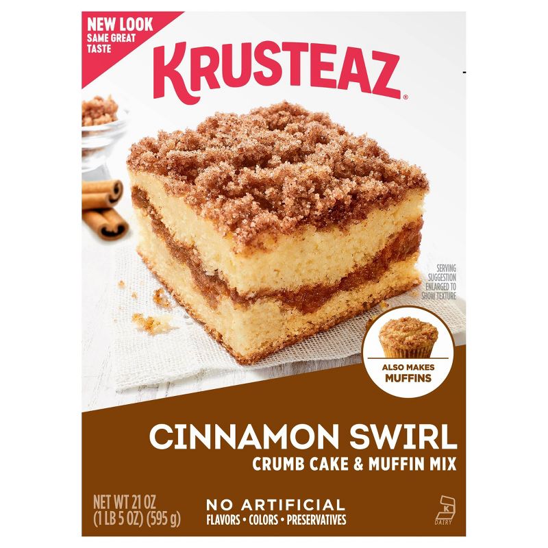 Krusteaz Cinnamon Crumb Cake & Muffin Mix -21oz, 1 of 7