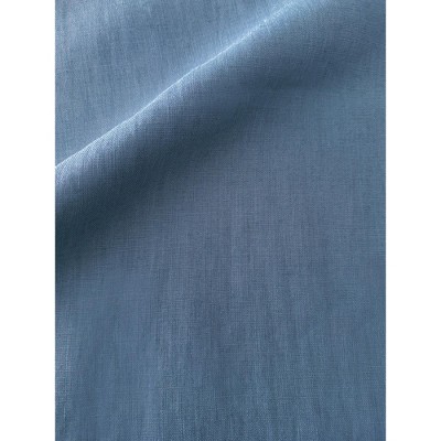 So Soft Linen Stonewashed Blue Pillow 14x40 Down Alternative