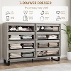 8 Dresser for Bedroom,55" Freestanding Horizontal Drawer with Storage - 4 of 4