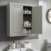 Lirago 26" Bathroom Cabinet Storage Cabinet with Adjustable Shelf 26*22 - 2 of 4
