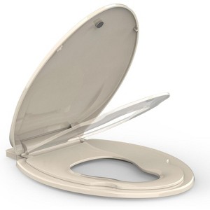 Whizmax Toilet Seat,Toilet Seat with Quick-Release And Quick-Attach, Plastic Toilet Seat with Soft Close, Never Loosen - 1 of 4