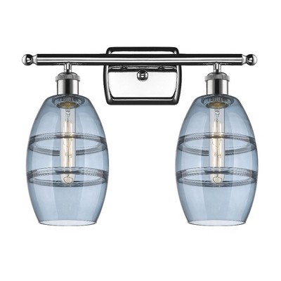 Vaz - 2 Light Bath Vanity In Industrial Style-9.13 Inches Tall and 15.88 Inches Wide