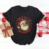 Simply Sage Market Women's Did It For The Cookies Santa Short Sleeve Graphic Tee - 3 of 4