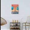18" x 24" Paris 2 by Omar Escalante Canvas Art Print - Masterpiece Art Gallery: Eiffel Tower & Seine River Wall Decor - 2 of 4
