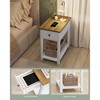 VASAGLE Side Table with Charging Station, End Table with USB Ports and Outlets, Nightstand with Storage - 3 of 3