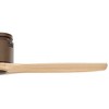 52" Casa Vieja Rustic Farmhouse 3 Blade Indoor Hugger Ceiling Fan with Remote Control Oil Rubbed Bronze Natural Wood for Living Kitchen Dining Room - 4 of 4