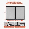 VEVOR RV Screen Door Protector, 26.5 x 20 inch Door Grille, Easy to Install and Disassemble, Reinforced Breathable Protective Mesh, Black - 3 of 4