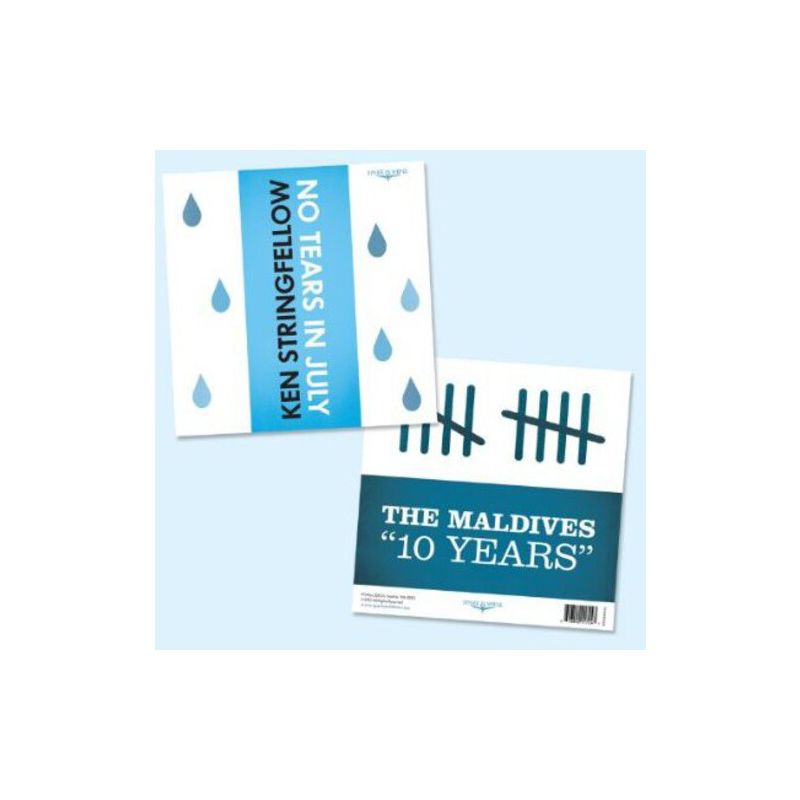 Ken Stringfellow & the Maldives - No Tears in July B/W 10 Years (vinyl 7 inch single), 1 of 2