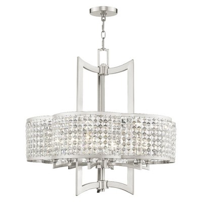 Livex Lighting Grammercy 6 - Light Chandelier in  Brushed Nickel