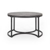 NicBex Set of 3 Nested Round Fir Wood Coffee Tables Space-Saving for Apartments, Offices - 4 of 4