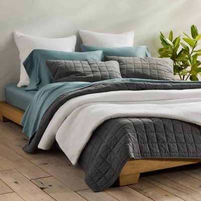 Casaluna Linen Blend Quilt - Thumbnail 3