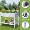 Lirago,17.72"D*43.31"W*33.66"H,Self-Watering Raised Garden Bed - Large Capacity Planter with Built-in Water Reservoir - 3 of 4