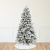 Northlight 9' Pre-Lit Artificial Christmas Tree Flocked Victoria Pine Multi-Function LED - Clear/Multi Lights - 2 of 4