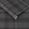 Heritage Plaid Charcoal Grey and Black Paste the Wall Wallpaper - 3 of 4
