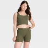 Women's Cotton Blend Ribbed Boxer Briefs Underwear - Auden™ - 3 of 4