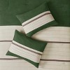 Gulches 7 PC Pieced Faux Suede Comforter Set Green Cal King - 4 of 4
