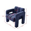31.10" Boucle Upholstered Accent Chair, Modern Wood Frame Armchair - Maison Boucle - 3 of 4