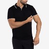 X RAY Mens Slim Fit Knit Polo Sweater - 3 of 4