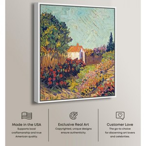 Art Remedy Van Gogh - Landscape Van Gogh Classic Fields and Floral Wall Art Framed - 1 of 4