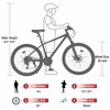 YONWAY 26 Inch Mountain Bike, 24 Speed Mountain Bike Steel Frame Adult Bicycle with Suspension Fork, Dual Disc Brake for Womens Mens - 3 of 4