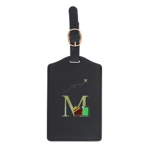 Unique Bargains Letter Luggage Tag Black 1 Pc - 1 of 4