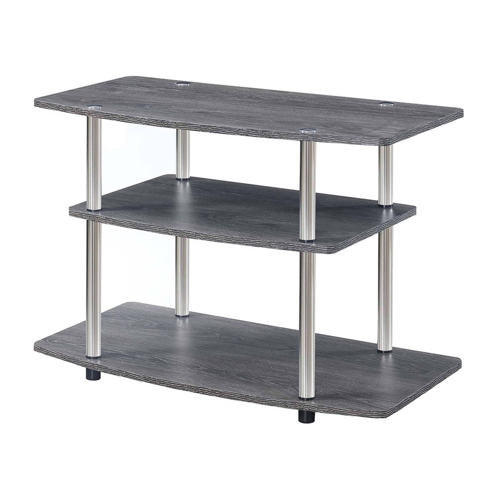 Photos - Mount/Stand Designs2Go 3 Tier TV Stand for TVs up to 32" Weathered Gray - Breighton Ho