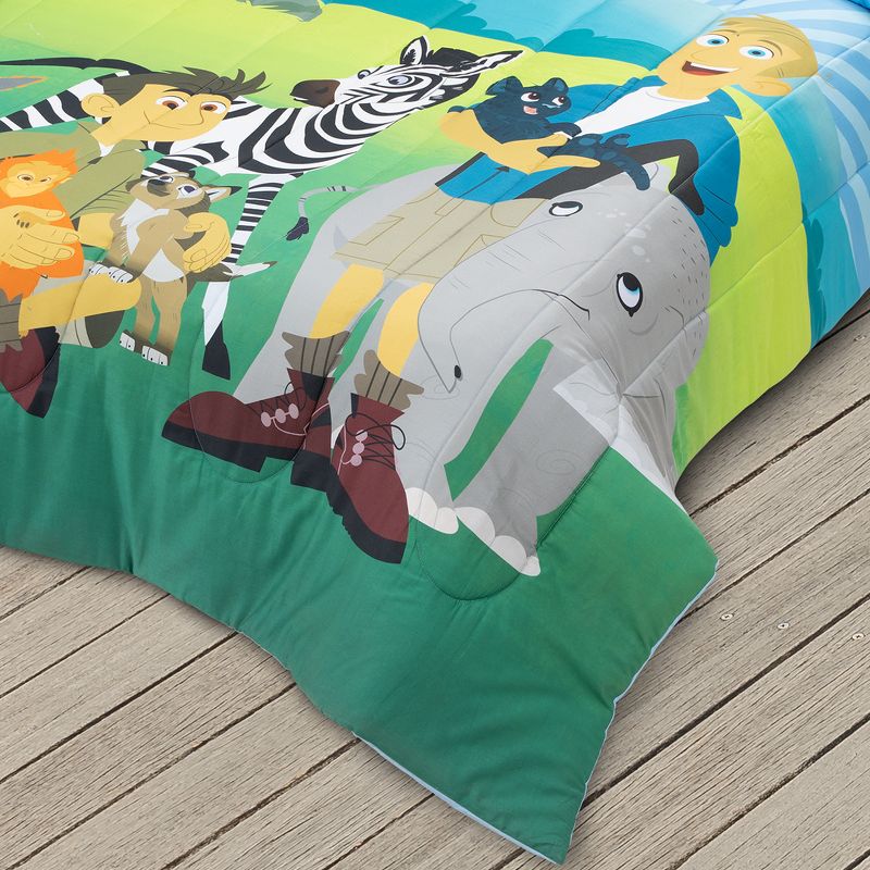 Wild Kratts Baby Animal Print Comforter and Sham Set - Twin, 3 of 6