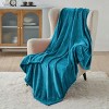 Cozy Comfort by Bedsure | Flannel Blanket Solid 260GSM Soft Fuzzy Plush Bed Blanket - 2 of 4