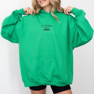 Embroidered City of Forks - Women's Graphic Hoodie - 1 of 3