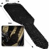 Zone Tech Wood Beaded Seat Cushion - Black Premium Quality Car Massaging Double Strung Wood Beaded Seat Cushion for Stress Free All Day! - 4 of 4