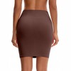 INSPIRE CHIC Women's High Waist Tummy Control Under Skirt Seamless Half Slips Shaping Under Mini Dress - 2 of 4