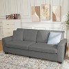 83 Inch Modern Sofa, 3 Seat Couch With Wide Armrests, Deep Seat Couch, Comfy Upholstered Sofa for Living Room, Bedroom, Office - 3 of 4