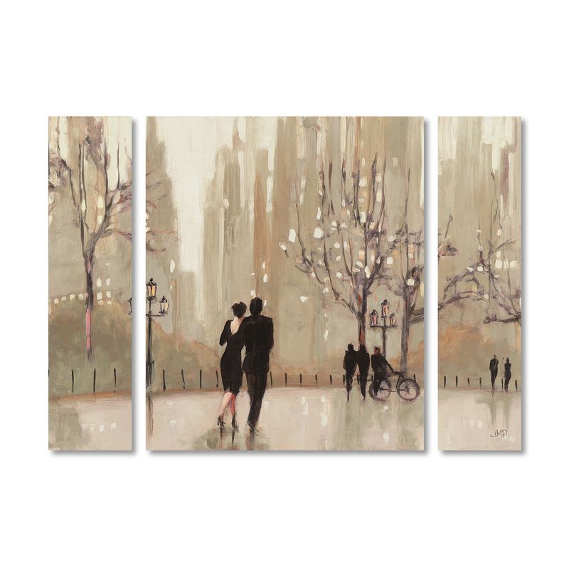 Trademark Fine Art -QVC ONLY Lavish Home Julia Purinton 'An Evening Out Neutral' Multi Panel Art Set Large, 2 of 4