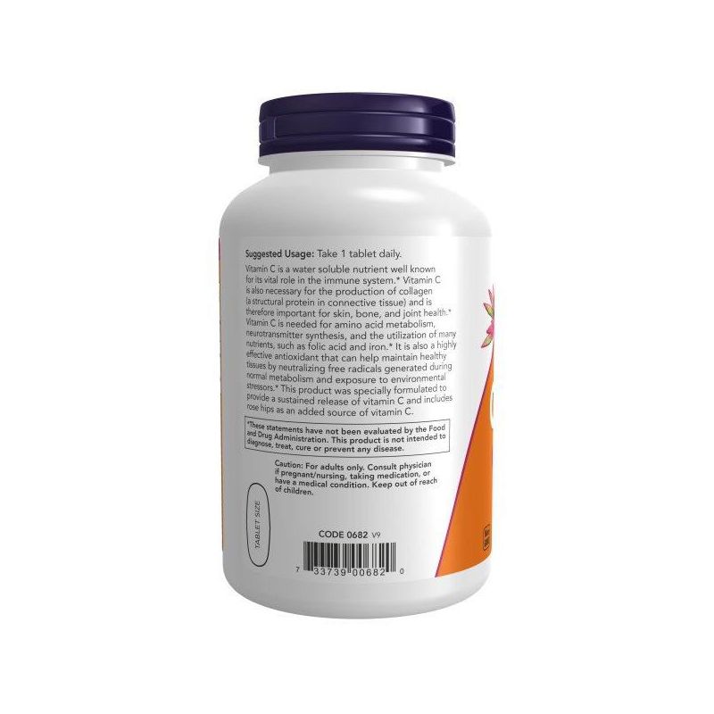 Now Foods C-1000 With Rose Hips Time Release  -  250 Sustained Release Tablet, 3 of 4
