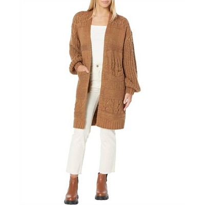 Women's Constance Sweater Open Cardigan - saltwater LUXE