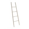 LuxenHome Rustic Birch Wood 4-Rung Blanket Ladder Brown - 4 of 4
