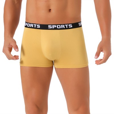 INSPIRE CHIC Men's Lightweight Short Leg Stretch Underwear Boxer Briefs