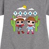 Girls' - Lol Surprise! - Texas Graphic Short Sleeve Fleece Dress - 2 of 4