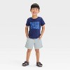 Toddler Boys' Go Outside Short Sleeve Graphic T-Shirt - Cat & Jack™ Blue - image 4 of 4