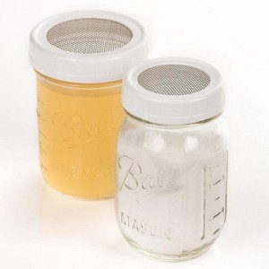 Strainer Lids for Canning Jars - 2 Pack - 1 of 1