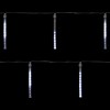 Northlight LED Dripping Icicle Christmas Tube Lights  - White - 14.25' Clear Wire - 10ct - 2 of 4