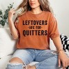 Simply Sage Market Leftovers Are For Quitters Garment Dyed Tee - S - Yam - 2 of 4