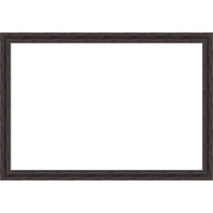 Amanti Art Rustic Pine Black Narrow Framed Dry Erase Magnetic Board - 1 of 4