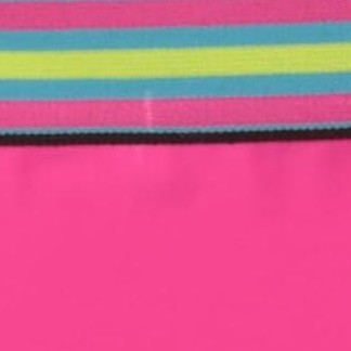 fuchsia with neon trim